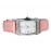 Os. Dandon A11050 Orologio analogico - decorato con cristalli - cinturino in ecopelle (rosa)
